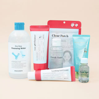 Full Set Pack Piel Acné/Sensible - Mizon Goodbye Blemish