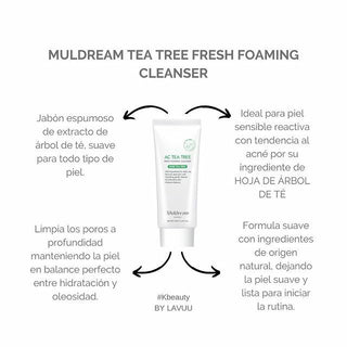 Muldream Ac Tea Tree Fresh Cleansing Foam