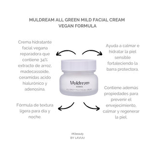 Muldream All Green Mild Facial Cream